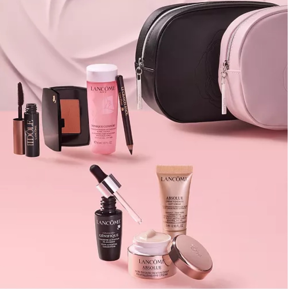 Lancôme Absolue Advanced Genifique Mascara Eyeliner Toner Bronzer